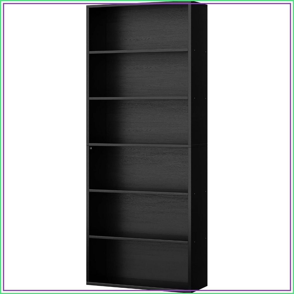Display Stand Wood - 6-stufiges offenes Bücherregal, 70,6 Zoll hoch,