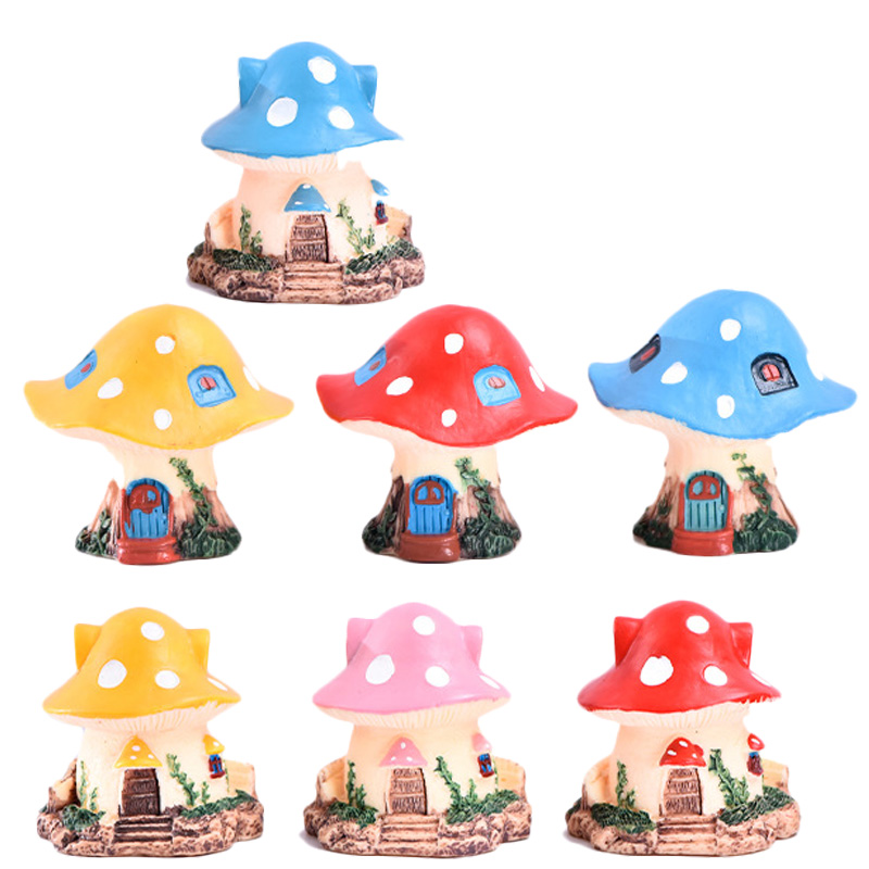 Bonsai Garden House - 1PC Kawaii Garten Mini Pilz Haus