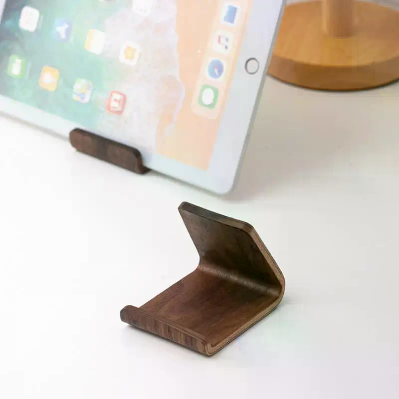Display Stand Wood - Kreative Schreibtisch-Dekoration für das Home Office: