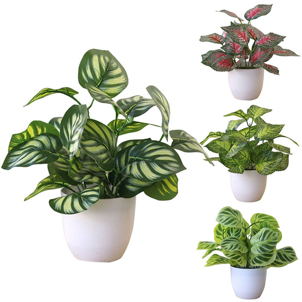 Bonsai Garden Restaurant - 1pc Künstliche Bonsai Blume Laub Pflanze