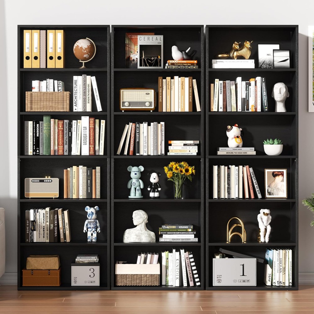 6-stufiges offenes Bücherregal – Display Stand Wood Bewertung und Preis