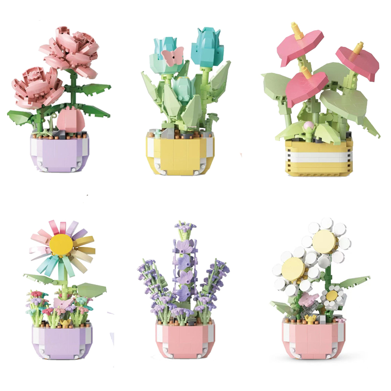 Mini Topf Blumen Baustein Sets – Bonsai Garden Lego Bewertung und Preis