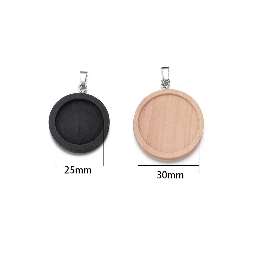 1-5 Stück/Set 25-30mm Runde Ho – Display Stand Wood Bewertung und Preis