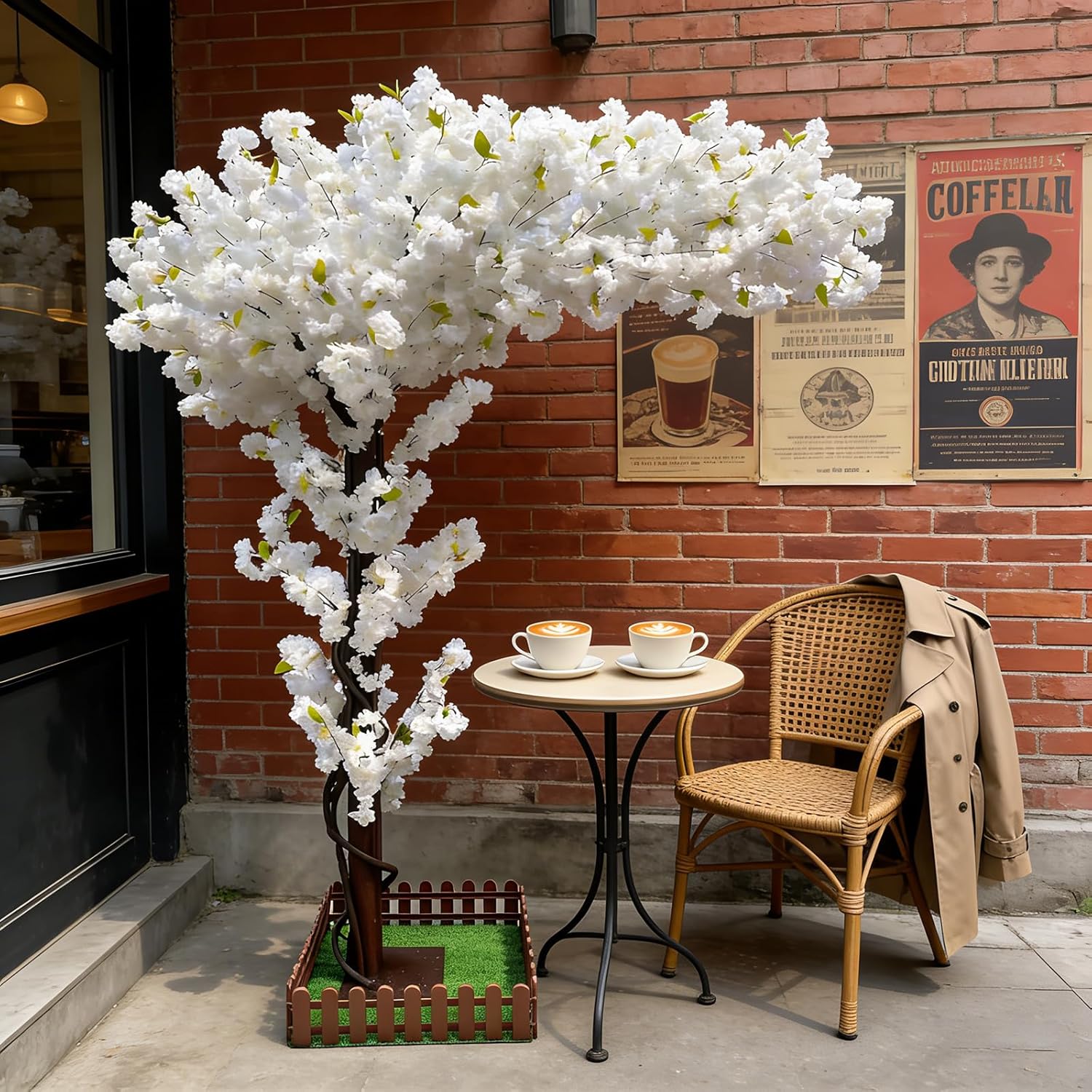 Großer Künstlicher Weißer Kirs – Bonsai Garden Restaurant Bewertung und Preis