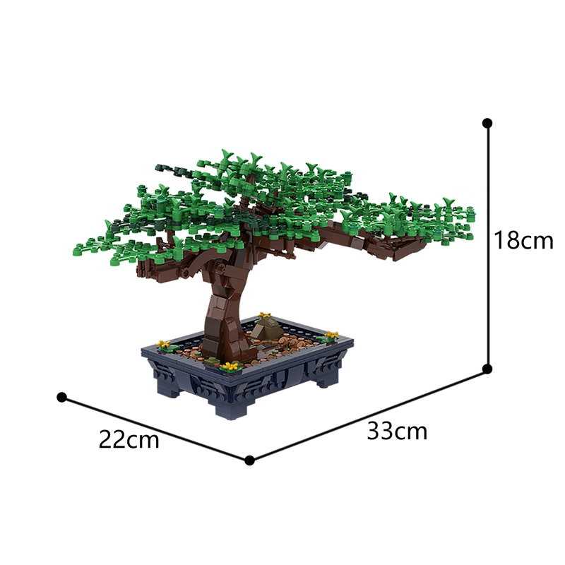Neue Bonsai Baum Grün Bush Blu – Bonsai Garden Lego Bewertung und Preis