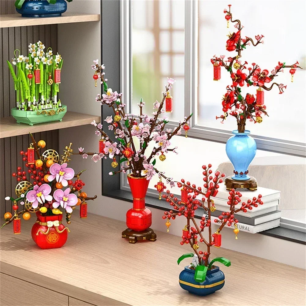 Kreativer Stadtstrauß, Pfirsic – Bonsai Garden Lego Bewertung und Preis