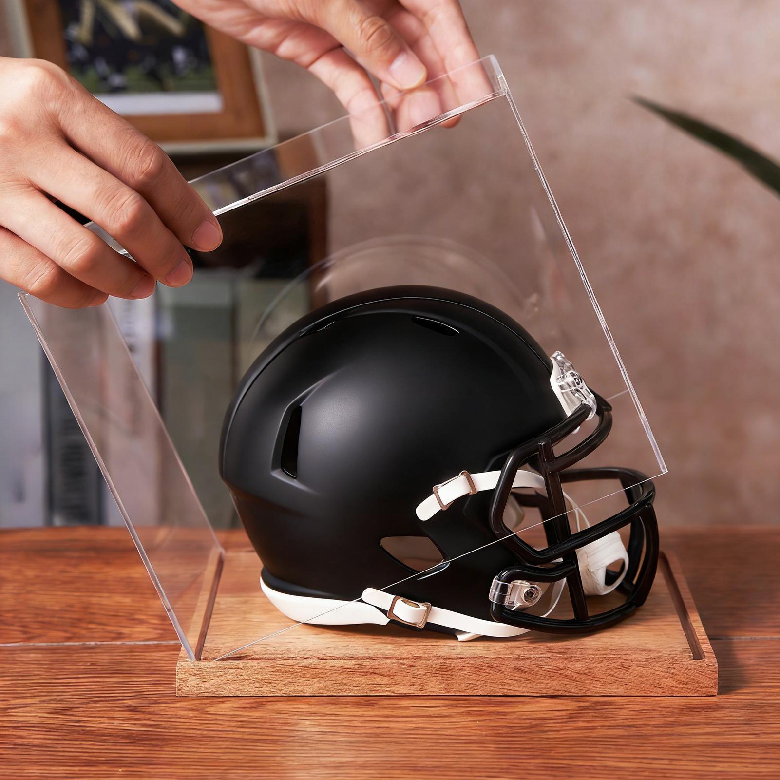 Fußballhelm-Displaybox mit Hol – Display Stand Wood Bewertung und Preis