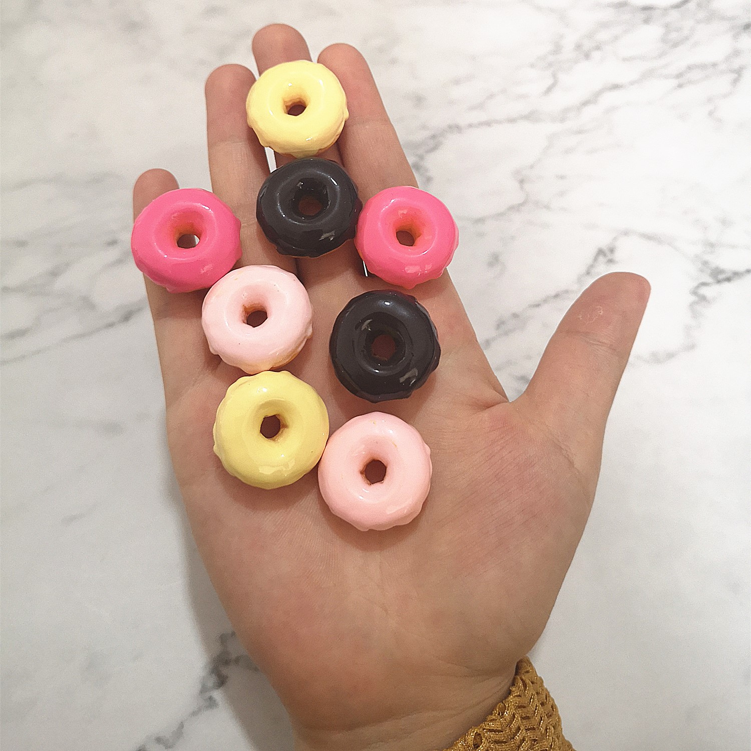 6 stücke Donuts/Dessert/Donut/ – Bonsai Garden House Bewertung und Preis