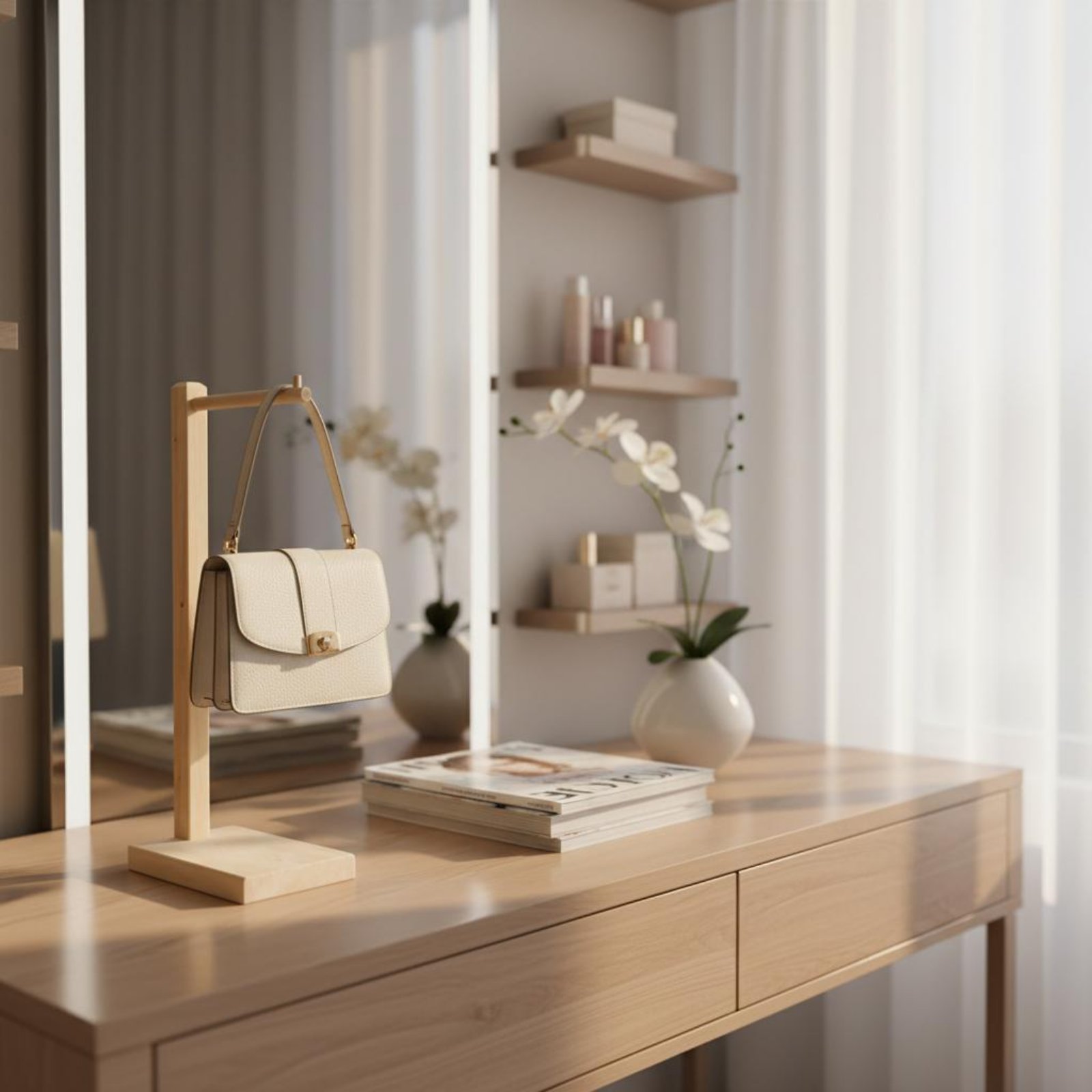 Reiner Holz-Taschenständer mit – Display Stand Wood Bewertung und Preis