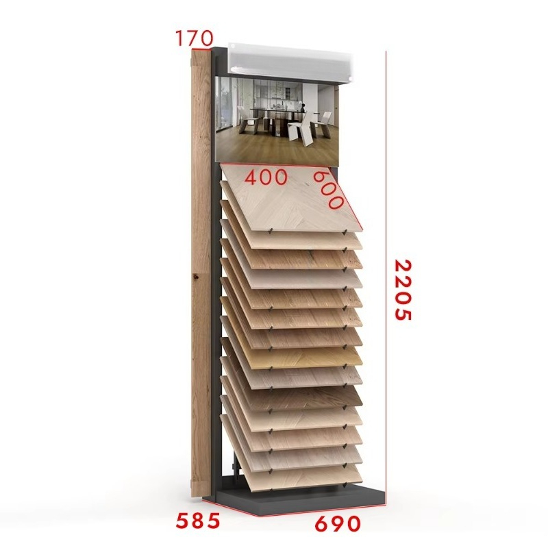 Anpassbarer Metall- & Holz-Kom – Display Stand Wood Bewertung und Preis