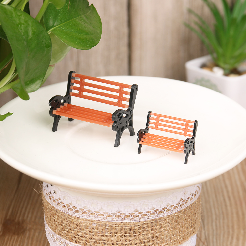 1PC Harz Miniatur Bank Hocker  – Bonsai Garden House Bewertung und Preis